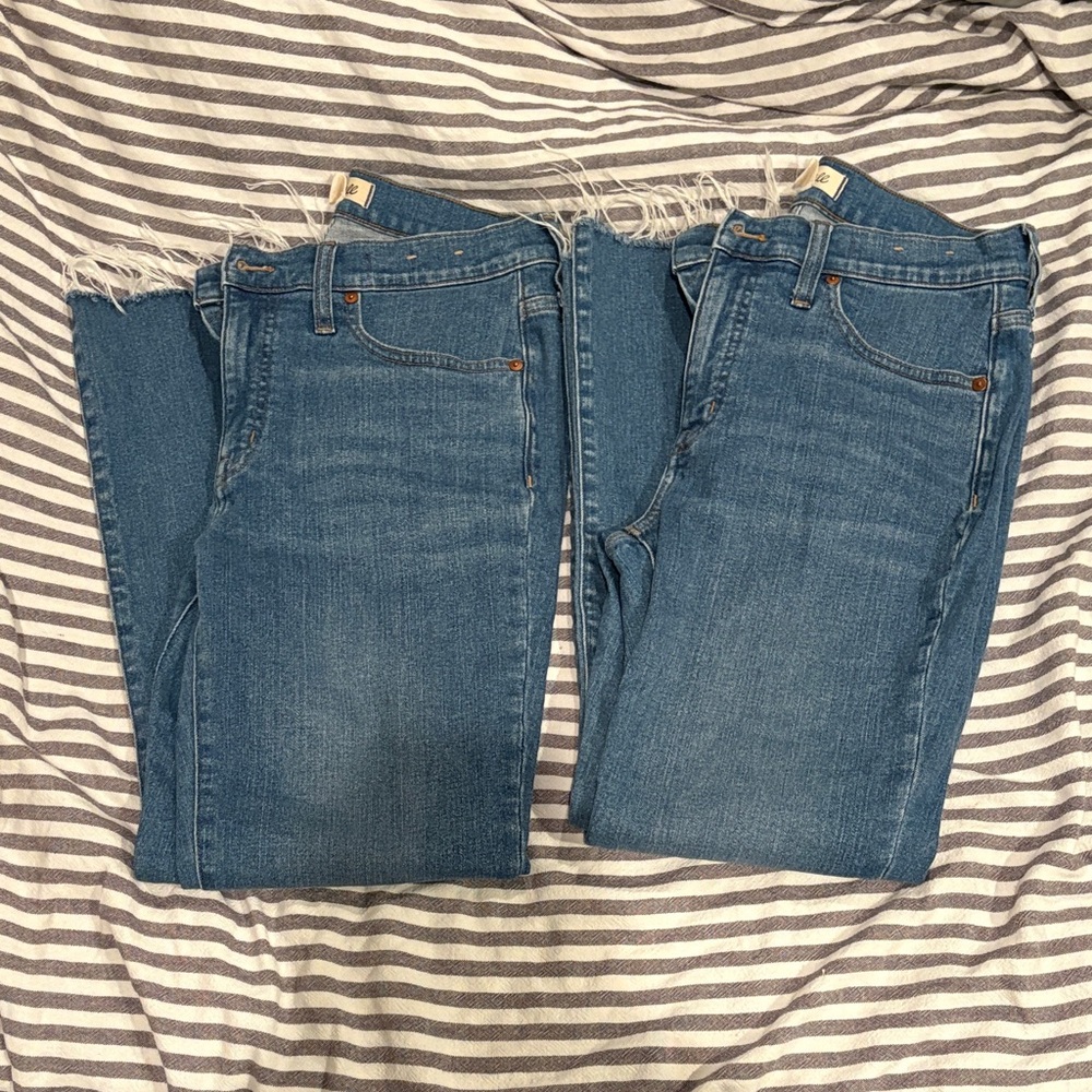 2 Pair Madewell Jeans